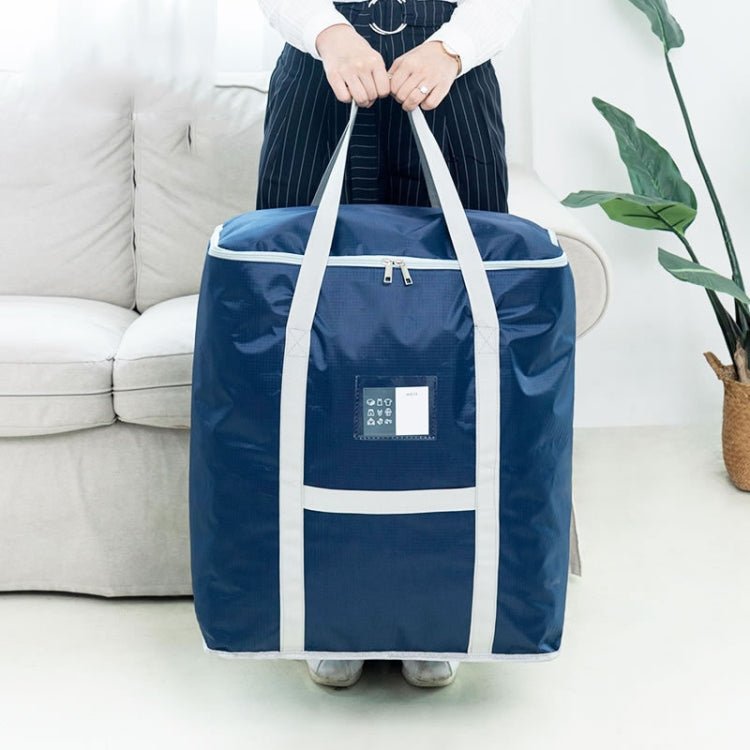 weekeight Clothing Quilt Storage Bag Household Moving Luggage Organizer Bag, Colour: Navy Small - British D'sire Main image