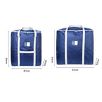 weekeight Clothing Quilt Storage Bag Household Moving Luggage Organizer Bag, Colour: Wine Red Large - British D'sire