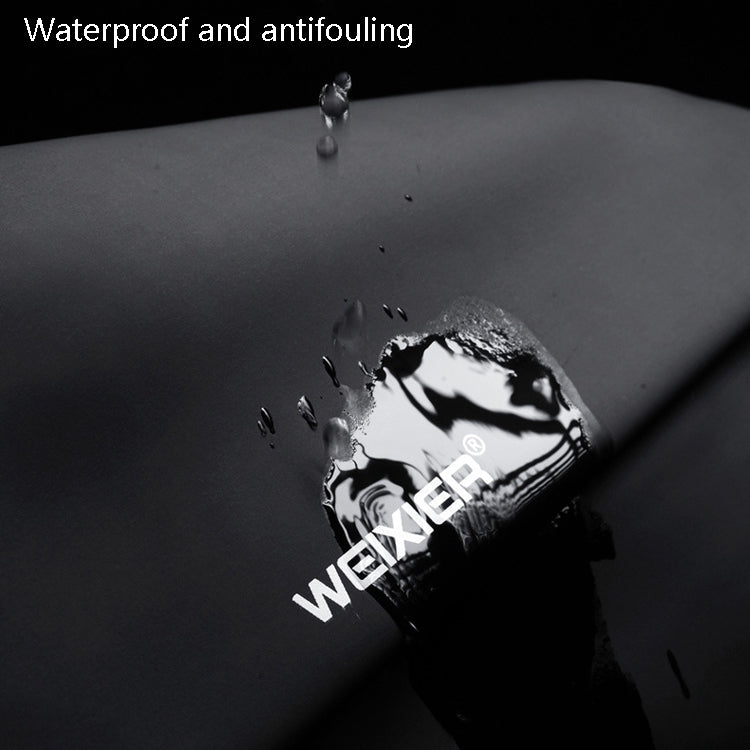 WEIXIER 8641 Men Running Waterproof Waist Bag Multifunctional Chest Bag Sports Leisure One - Shoulder Bag(Dark Gray) - chest bag - British D'sire