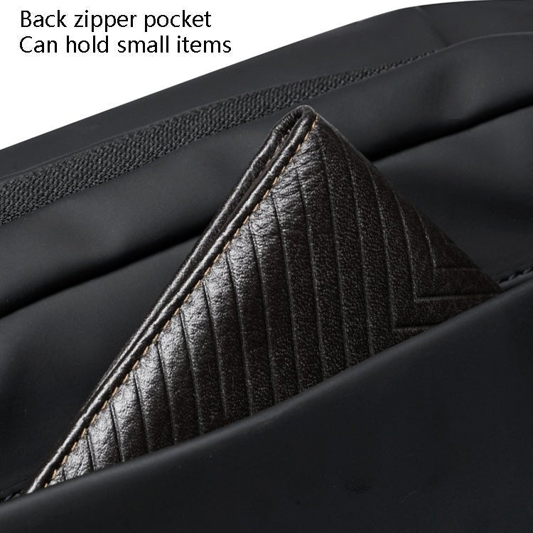 WEIXIER 8641 Men Running Waterproof Waist Bag Multifunctional Chest Bag Sports Leisure One - Shoulder Bag(Dark Gray) - chest bag - British D'sire
