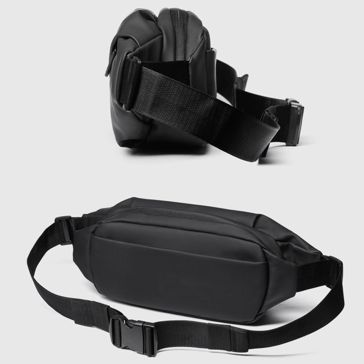 WEIXIER 8641 Men Running Waterproof Waist Bag Multifunctional Chest Bag Sports Leisure One - Shoulder Bag(Dark Gray) - chest bag - British D'sire