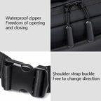 WEIXIER 9563 Men Outdoor Messenger Bag Multifunctional PU Large - Capacity Waist Bag(Gray) - British D'sire
