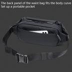 WEIXIER 9563 Men Outdoor Messenger Bag Multifunctional PU Large - Capacity Waist Bag(Gray) - British D'sire