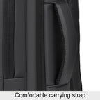 WEIXIER B726 Simple Expandable Double - Shoulder Backpack Large Capacity Business Casual Bag(Black) - British D'sire