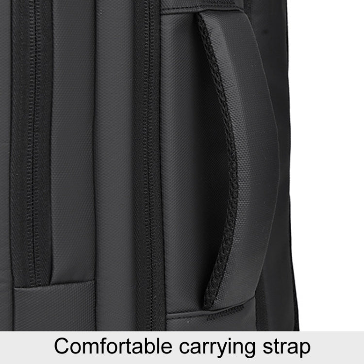 WEIXIER B726 Simple Expandable Double - Shoulder Backpack Large Capacity Business Casual Bag(Black) - British D'sire