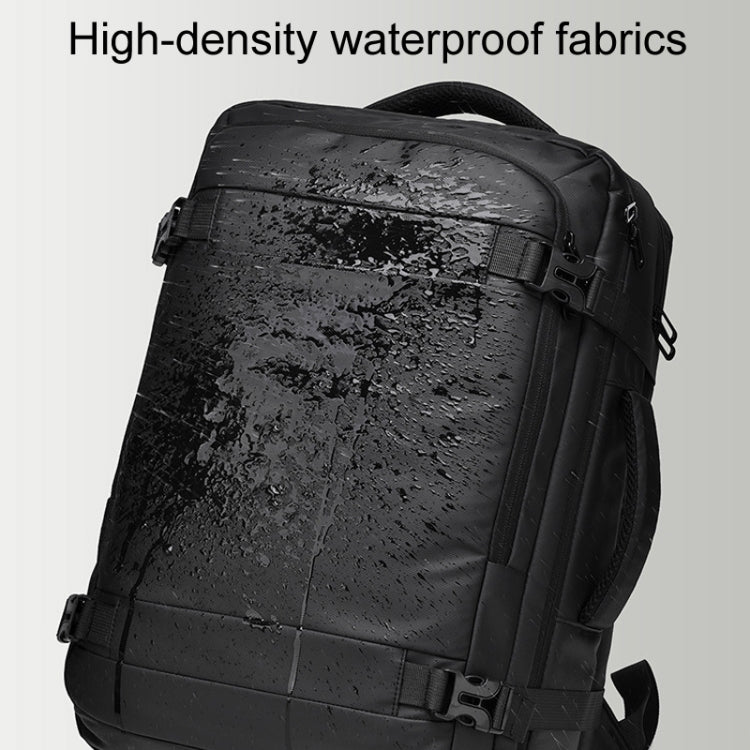 WEIXIER B726 Simple Expandable Double - Shoulder Backpack Large Capacity Business Casual Bag(Black) - British D'sire