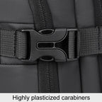 WEIXIER B726 Simple Expandable Double - Shoulder Backpack Large Capacity Business Casual Bag(Black) - British D'sire