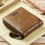 WEIXIER W98 Men Hand Take Short Wallet Zipper Bag(Khaki) - British D'sire