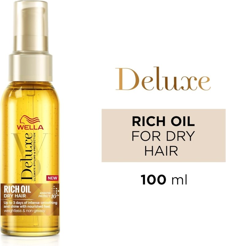 Wella Deluxe Rich Oil, 100ml - Hair Oil - British D'sire