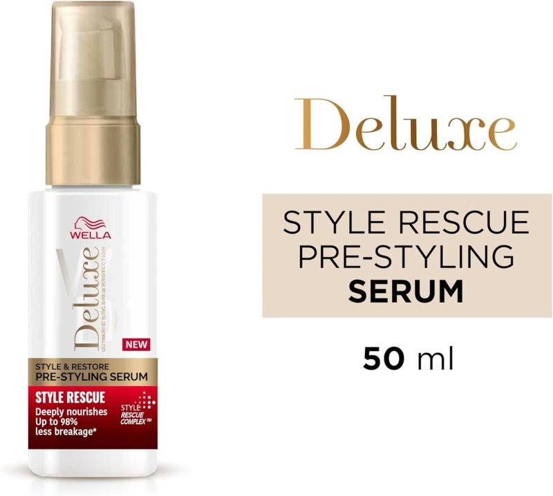 Wella Deluxe Style Rescue Pre - Styling Serum, 50ml - hair serum - British D'sire