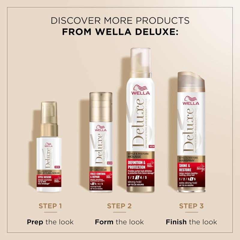 Wella Deluxe Style Rescue Pre - Styling Serum, 50ml - hair serum - British D'sire