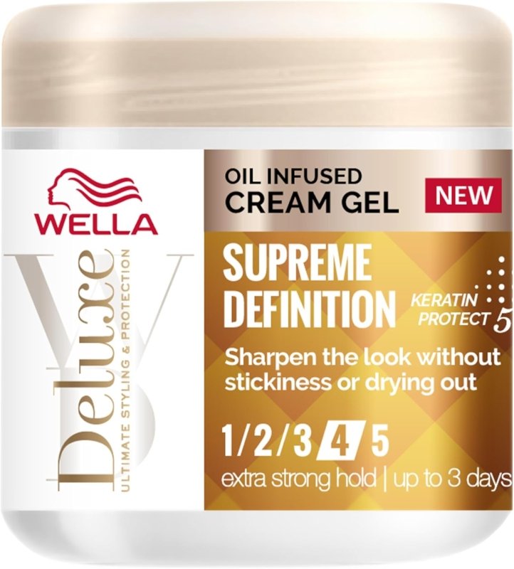 Wella Deluxe Supreme Definition Oil Infused Cream Gel, 150ml - Hair Gel - British D'sire Main image