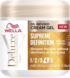 Wella Deluxe Supreme Definition Oil Infused Cream Gel, 150ml - Hair Gel - British D'sire
