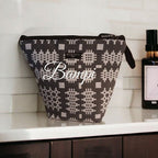 Welsh tapestry blanket design Embroidered Wash bags - Totes & Shoulder Bags - British D'sire