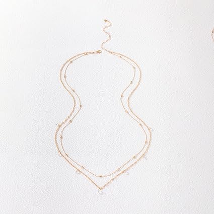 Wendalern Gold Layered Rhinestone Waist Chain (28–36″) - Body Jewellery - British D'sire