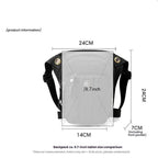 WEPOEWR Commuting Chest Bag Outdoor Cycling Leggings Pouch Portable Waist Messenger Shoulder Bag(Army Green) - British D'sire