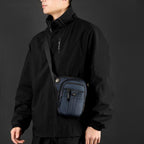 WEPOEWR Commuting Chest Bag Outdoor Cycling Leggings Pouch Portable Waist Messenger Shoulder Bag(Army Green) - British D'sire