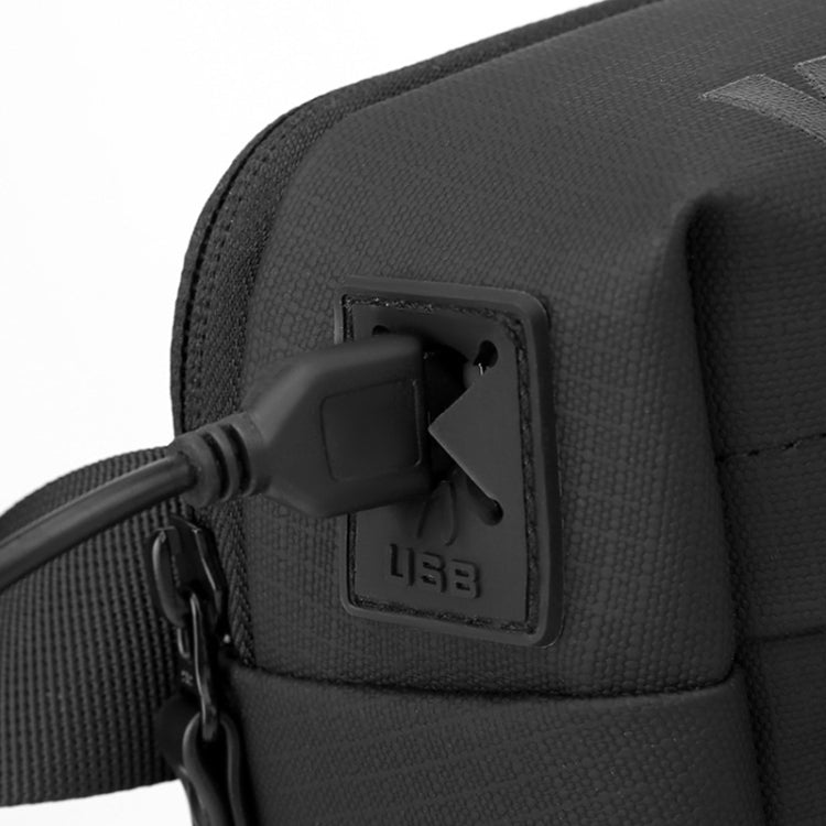 WEPOWER Men Casual Single Shoulder Crossbody Bag Functional Style Chest Bag(Black) - British D'sire