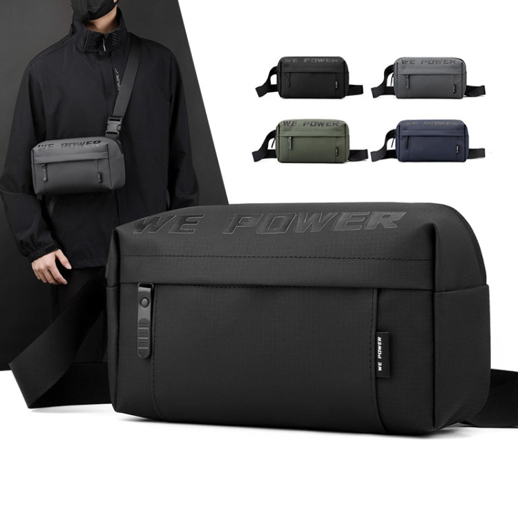 WEPOWER Men Casual Single Shoulder Crossbody Bag Functional Style Chest Bag(Grey) - British D'sire