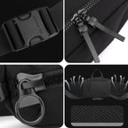 WEPOWER Men Sports Waist Bag Simple Single Shoulder Satchel(Dark Blue) - British D'sire