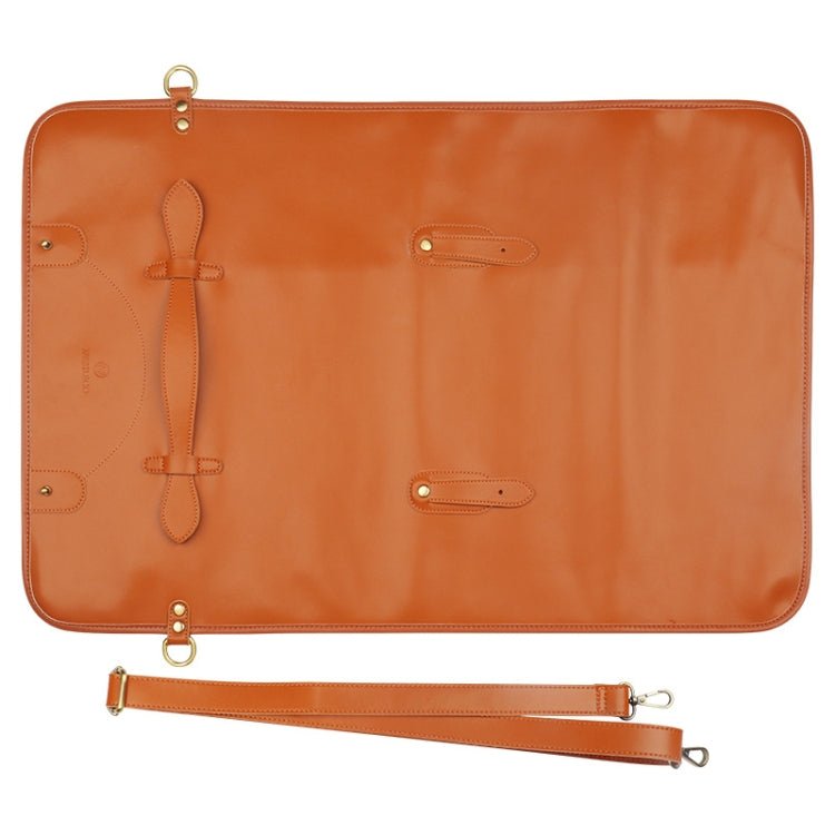 WESSLECO Chef Knife Storage Bag Portable Roll Knife Storage Bag(Brown) - British D'sire