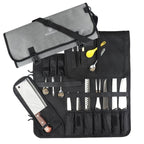 WESSLECO Chef Knife Tool Storage Bag Oxford Cloth Knife Bag(Gray) - British D'sire