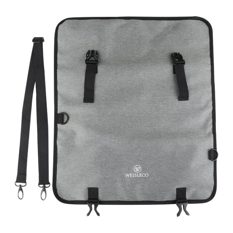 WESSLECO Chef Knife Tool Storage Bag Oxford Cloth Knife Bag(Gray) - British D'sire