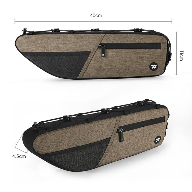 WEST BIKING Bike Crossbar Bag for Gear and Accessories(Brown) - British D'sire