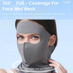 WEST BIKING Breathable Moisture-Wicking Quick-Dry Full-Face Sun Protection Mask Outdoor Cycling Sports Ice-Silk Neck Bib, Size: One Size(Black) - British D'sire