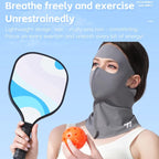 WEST BIKING Breathable Moisture-Wicking Quick-Dry Full-Face Sun Protection Mask Outdoor Cycling Sports Ice-Silk Neck Bib, Size: One Size(Black) - British D'sire