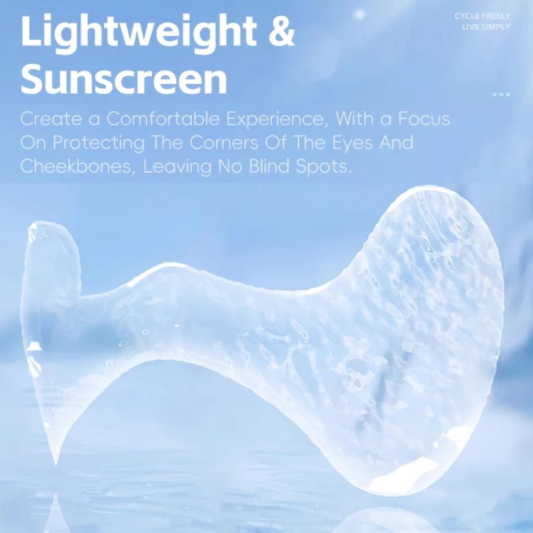 WEST BIKING Outdoor Sun Protection Face Mask Eye Protecting Ice Silk Seamless Butterfly Mask, Size: One Size(Black) - British D'sire