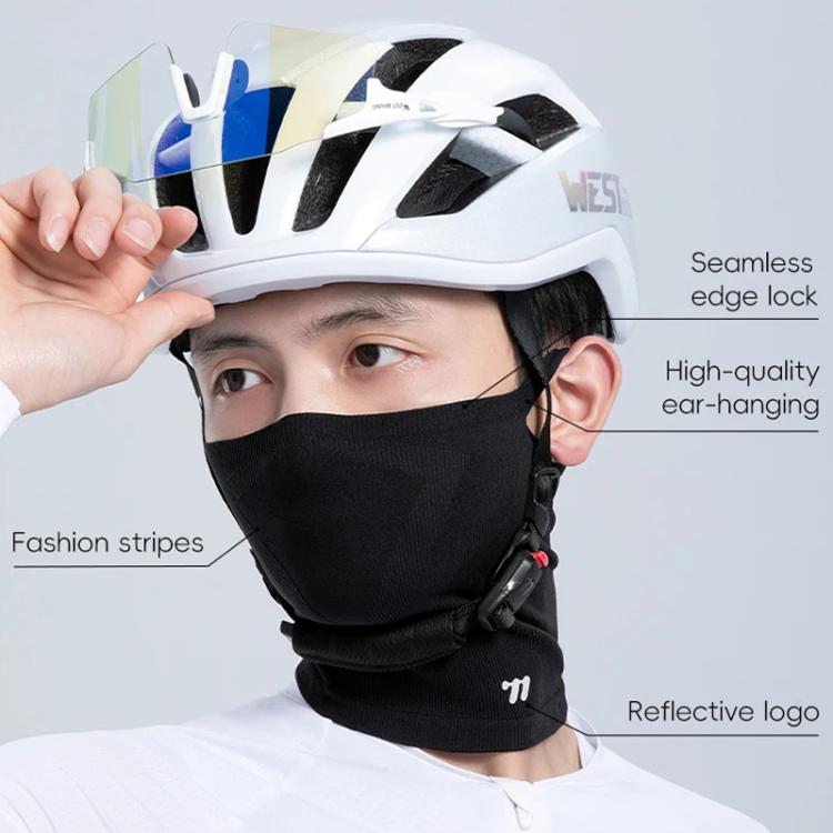 WEST BIKING Outdoor Sun Protection Mask All-Season Breathable UV-Blocking Cycling Face Cover, Color: Pink Long - British D'sire