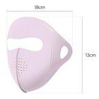 WEST BIKING Sports Cycling Face Mask Ice Silk Breathable Sun Protection Mask, Size: One Size(Gray) - British D'sire