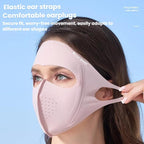 WEST BIKING Sports Cycling Face Mask Ice Silk Breathable Sun Protection Mask, Size: One Size(Gray) - British D'sire