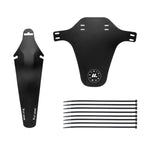 WEST BIKING YP0714043 Bicycle Front And Rear Fenders MTB Mountain Bike Fork Mudguard(Black) - British D'sire