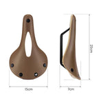 WEST BIKING YP0801257 Hollow Out Bicycle Saddle Cycling Gear(Brown) - British D'sire