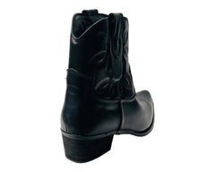 Western Cowboy Embroidered Ankle Boots - Boots - British D'sire