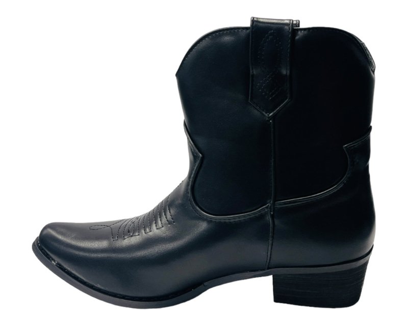 Western Cowboy Embroidered Ankle Boots - Boots - British D'sire