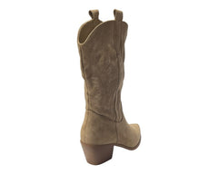 Western Embroidered Cowboy Calf Length Boots - Boots - British D'sire