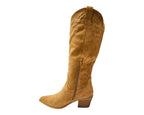 Western Embroidered Knee High Cowboy Boots - Boots - British D'sire