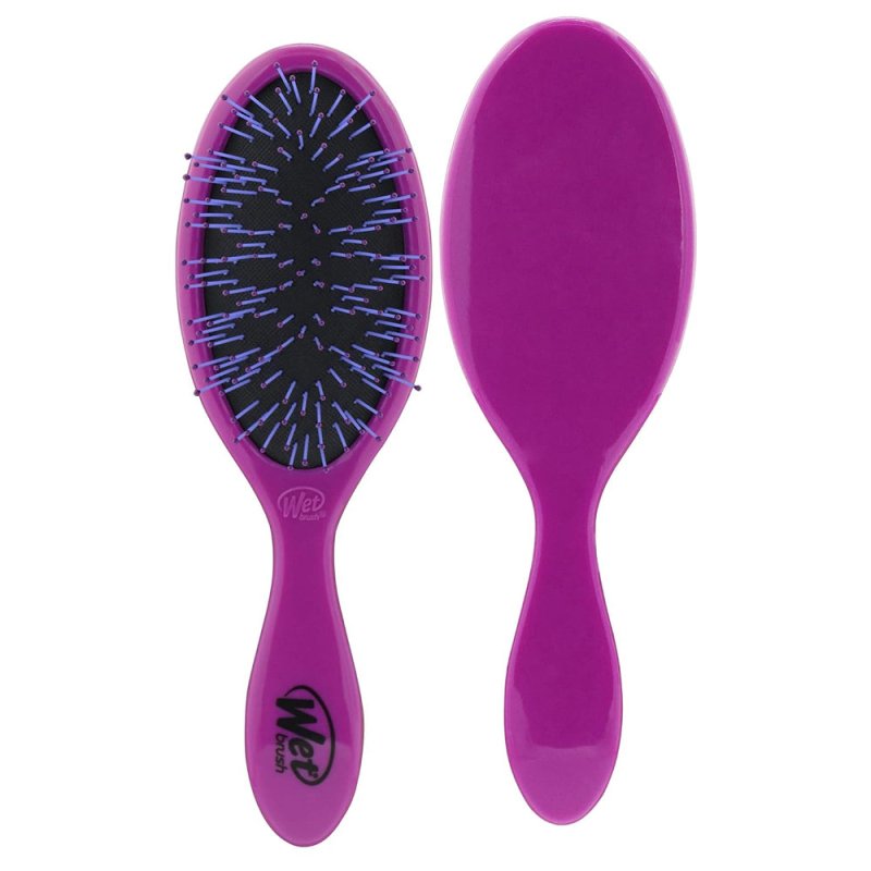 Wet Brush Custom Care Detangler Brush for Thick Hair Purple - Hair Brush - British D'sire Main image