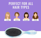 Wet Brush Gemstone Original Detangler Brush Turquoise - Hair Brush - British D'sire