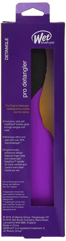 Wet Brush Pro Detangler Brush - Purple - Hair Brush - British D'sire