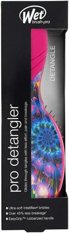 Wet Brush Pro Detangler Electric Dreams Luminous Spiral - Hair Brush - British D'sire