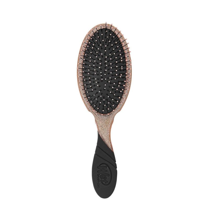 Wet Brush Pro Detangler Holiday Sparkle Rose - Hair Brush - British D'sire Main image