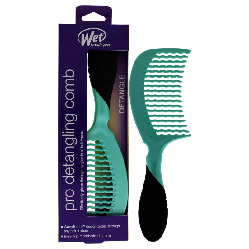 Wet Brush Pro Detangling Comb - Purist Blue - Comb - British D'sire Main image