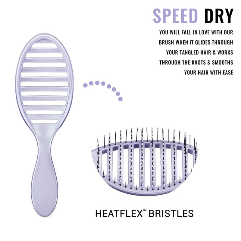 Wet Brush Speed Dry Osmosis Hair Brush Coral - Hair Brush - British D'sire