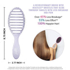 Wet Brush Speed Dry Osmosis Hair Brush Coral - Hair Brush - British D'sire