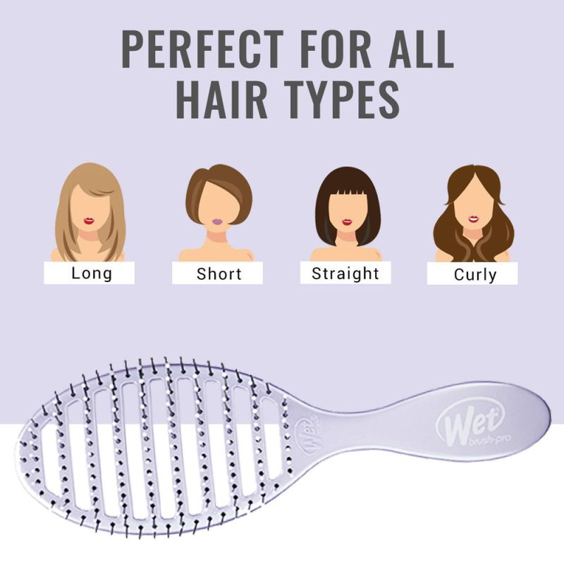 Wet Brush Speed Dry Osmosis Hair Brush Coral - Hair Brush - British D'sire
