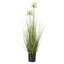 White Agapanthus Plant In Pot Artificial Flower Stem - Artificial Plants & Trees - British D'sire